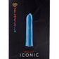 Nu Sensuelle Iconic Rechargeable Silicone Bullet - Deep - Blue/Turquoise