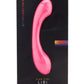 Nu Sensuelle Libi Flexible Rechargeable Silicone G-Spot Vibrator - Deep Pink/Pink