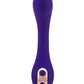 Nu Sensuelle Libi Flexible Rechargeable Silicone G-Spot Vibrator - Deep Purple/Purple