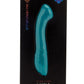 Nu Sensuelle Luna Velvet Touch with Turbo Rechargeable Silicone Vibrator - Green/Rose Gold