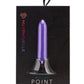 Nu Sensuelle Point Rechargeable Silicone Bullet - Purple