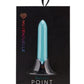 Nu Sensuelle Point Rechargeable Silicone Bullet - Blue/Teal