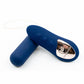 Nu Sensuelle Wireless Bullet Plus with Remote Control Rechargeable Silicone - Blue/Navy Blue