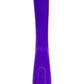 Nu Sensuelle Vivi Rechargeable Silicone Double Tapping Vibe with Clitoral Stimulation - Deep Purple