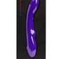 Nu Sensuelle Vivi Rechargeable Silicone Double Tapping Vibe with Clitoral Stimulation - Deep Purple