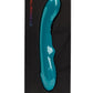 Nu Sensuelle Vivi Rechargeable Silicone Double Tapping Vibe with Clitoral Stimulation - Emerald/Green