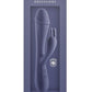 Obsessions Scarlett Rechargeable Silicone Rabbit Vibrator - Blue/Navy