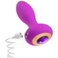 Oh My Gem Charm Rechargeable Silicone Anal Plug - Amethyst