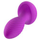 Oh My Gem Charm Rechargeable Silicone Anal Plug - Amethyst