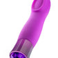 Oh My Gem Charm Rechargeable Silicone Vibrator - Amethyst
