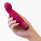 Oh My Gem Classy Rechargeable Silicone Vibrator - Garnet