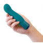 Oh My Gem Fierce Rechargeable Silicone Vibrator - Blue Topaz