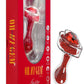 Oh My Gem Lustre Glass Anal Plug - Clear/Red