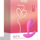 Oly 2 Pressure Sensing App Enabled Wearable Rechargeable Silicone Clit and G-Spot Vibrator - Pink
