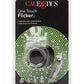One Touch Flicker Vibrating Cock Ring - Clear
