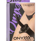Onyxxx Thigh Strap with Silicone Probe - Black