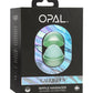 Opal Ripple Silicone Rechargeable Massager - Green