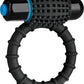 Optimale Silicone Vibrating Cock Ring with Bullet - Black