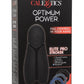 Optimum Power Elite Pro Stroker Silicone Rechargeable Masturbator - Black