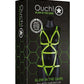 Ouch! Full Body Harness - Glow In The Dark/Green - Large/XLarge