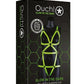 Ouch! Full Body Harness - Glow In The Dark/Green - Medium/Small