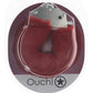 Ouch! Heavy-Duty Fluffy Handcuffs - Burgundy