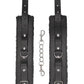 Ouch! Plush Bonded Leather Hand Cuffs