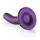 Ouch! Smooth G-Spot Silicone Dildo 5in - Metallic