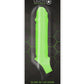 Ouch! Smooth Strechy Penis Sleeve - Glow In The Dark/Green