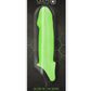 Ouch! Smooth Thick Stretchy Penis Sleeve - Glow In The Dark/Green