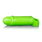 Ouch! Smooth Thick Stretchy Penis Sleeve - Glow In The Dark/Green