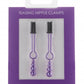 Ouch! Teasing Nipple Clamps - Purple