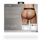 Ouch! Vibrating Strap-On Panty Harness with Open Back Rechargeable