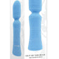 Out Of The Blue Rechargeable Silicone Wand Vibrator - Blue
