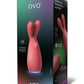 OVO Ner Clitoral Silicone Rechargeable Vibrator - Orange/Red