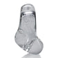 Oxballs 360 2-Way Cock Ring and Ball Sling - Clear