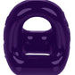 Oxballs 360 2-Way Cock Ring and Ball Sling - Purple
