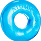 Oxballs Atomic Jock Do-Nut-2 Fatty Cock Ring - Blue - Large