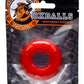 Oxballs Atomic Jock Do-Nut-2 Fatty Cock Ring - Red - Large