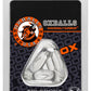 Oxballs Atomic Jock Tri-Sport Cock Ring - Clear