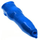 Oxballs Fido Beast-Shaped Cocksheath with Bullet - Blue/Teal