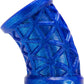 Oxballs Morph Curved Silicone Ball Stretcher - Blue