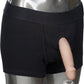 Packer Gear Boxer Brief Harness - Black - Large/Medium