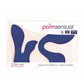 Palmsensual Accessories Silicone Massager Head Attachment - Black/Blue - 2 Per Pack