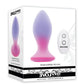 Paradise Rechargeable Silicone Plug - Pink/Purple