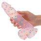 Party Boy Silicone Studs Dong with Suction Cup 6in Insert