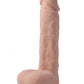 Paxton App Control Realistic Thrusting Penetrator Rechargeable Silicone Dildo - Caramel - 7.5in
