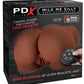 Pdx Elite Milk Me Silly Plug In Pussy and Ass Mega Masturbator with Remote Control - Chocolate