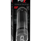 Pipedream Extreme Elite Rechargeable Extender Pro Vibrating Pump Masturbator - Pussy - Black/Clear