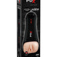 Pipedream Extreme Elite Rechargeable Talk-Back Super Masturbator - Pussy - Black/Flesh/Vanilla